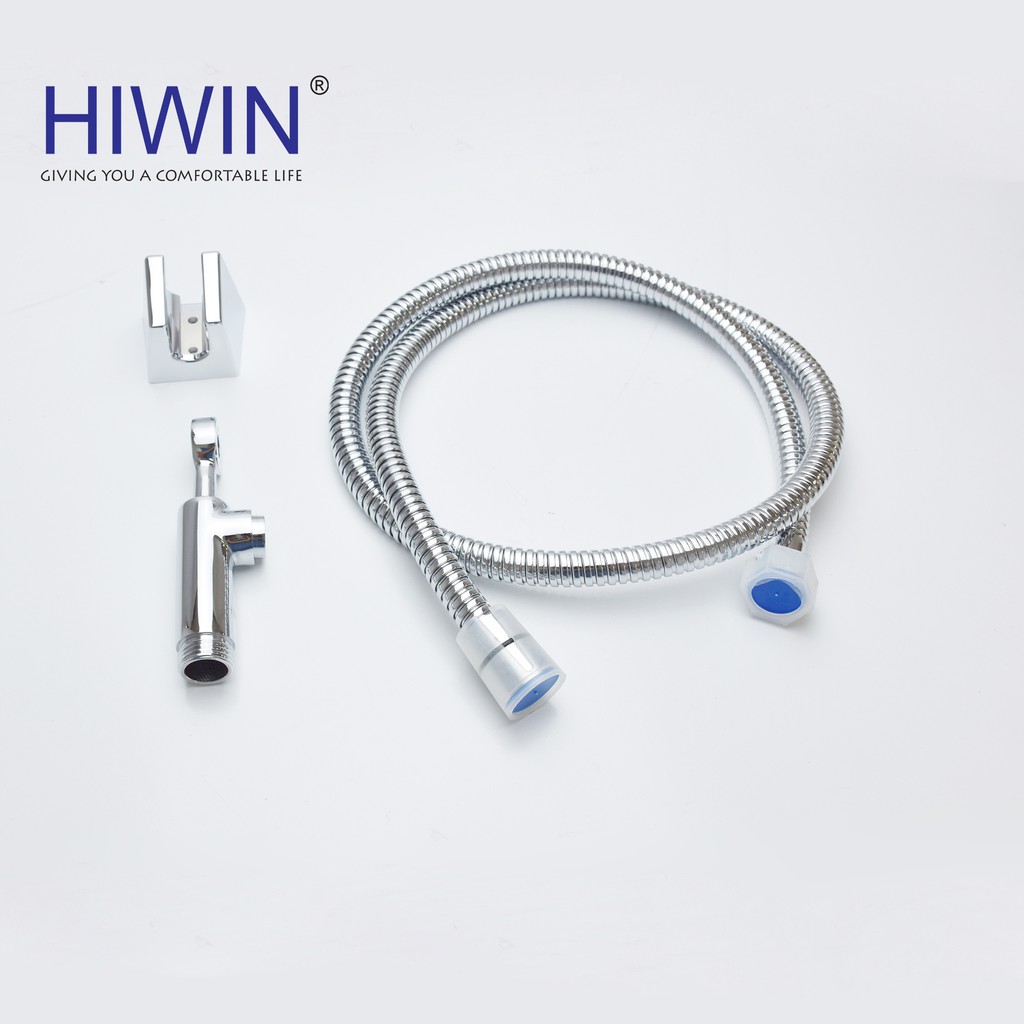 Bộ vòi xịt vệ sinh đa năng đồng mạ crom Hiwin PJF-2025