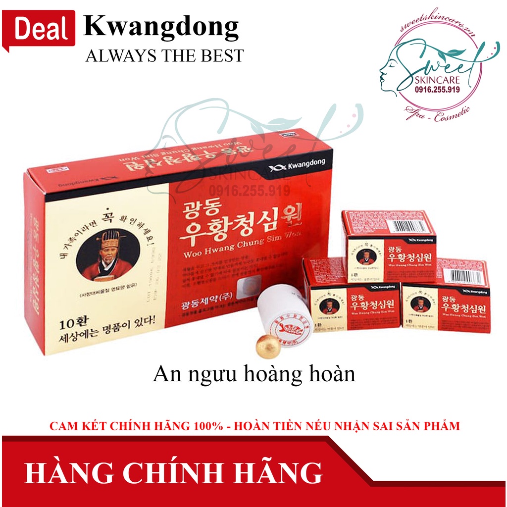 An Cung Ngưu Hoàng Hoàn Kwangdong phòng chống đột quỵ Hàn Quốc