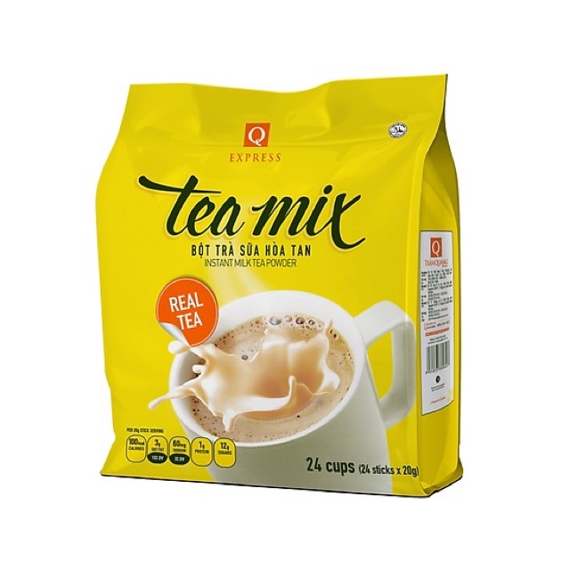 Trà sữa hoà tan Tea Mix Trần Quang - 24 gói