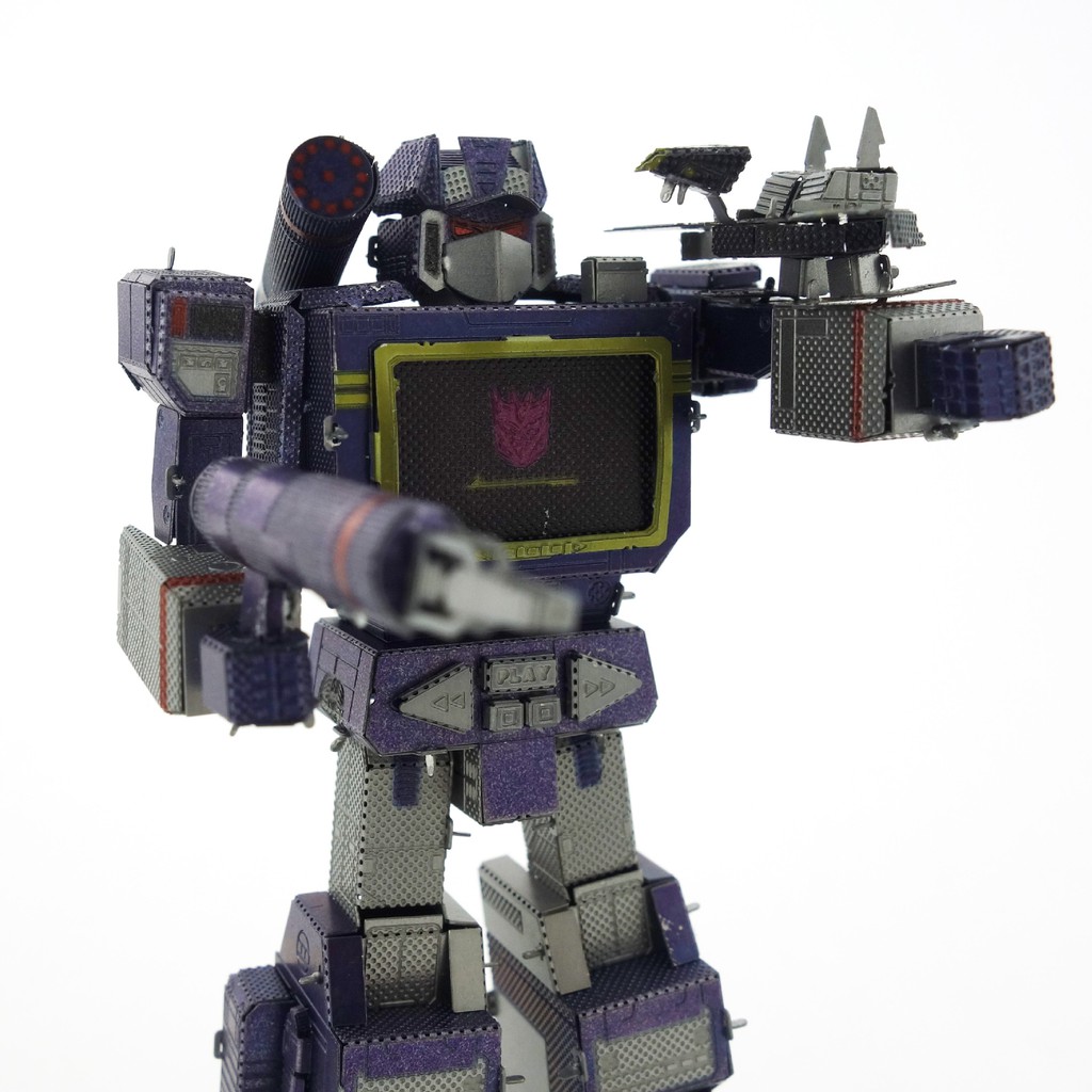 Đồ chơi lắp ghép Mô hình Kim loại Robot THF Transformers SoundWave S088