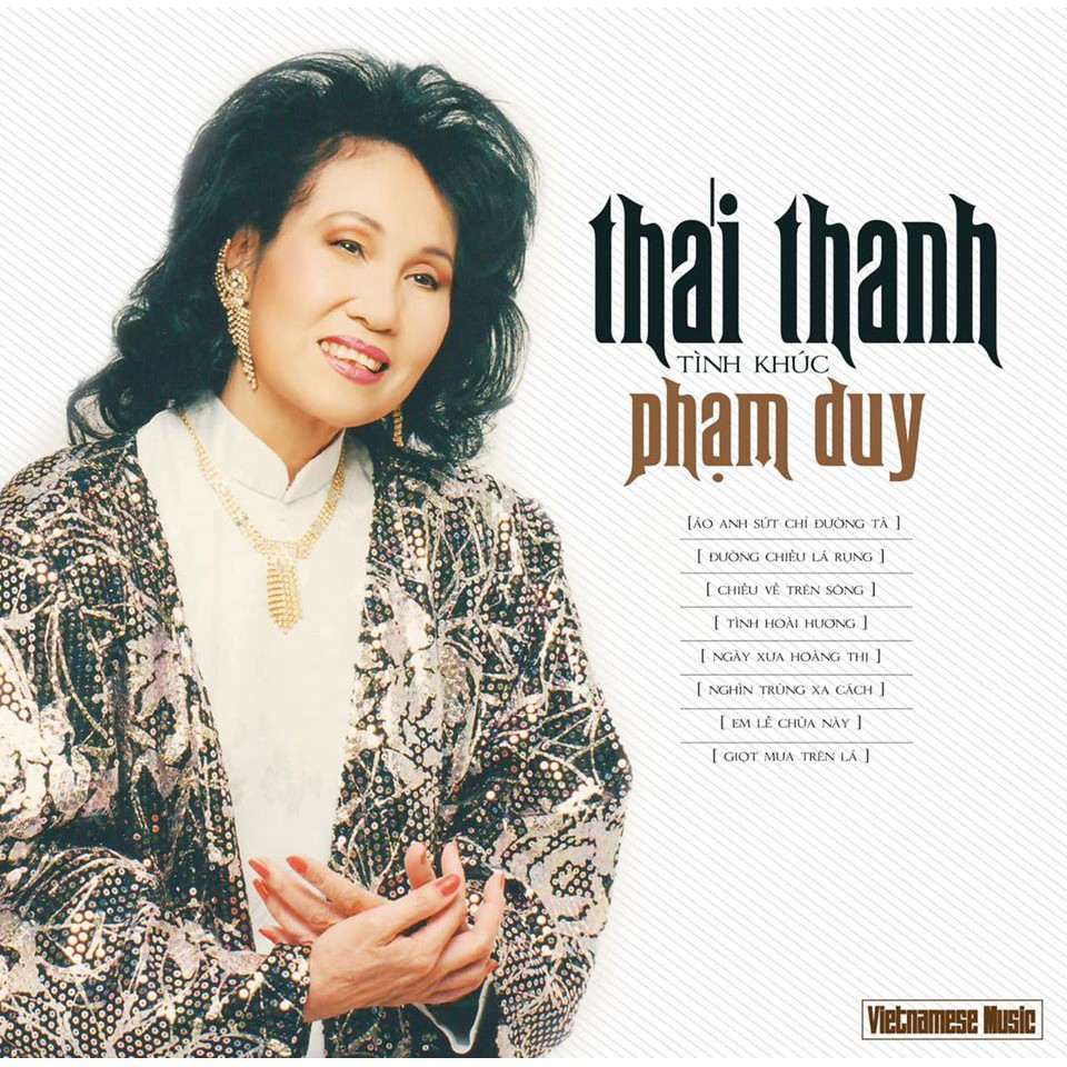 Đĩa than tiếng hát Thái Thanh - tình khúc Phạm Duy