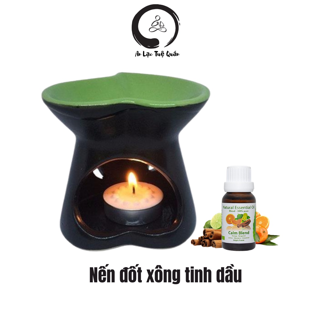 Nến tealight đốt xông tinh dầu cao cấp viên 4 giờ không tắt không khói an toàn không độc, không mùi