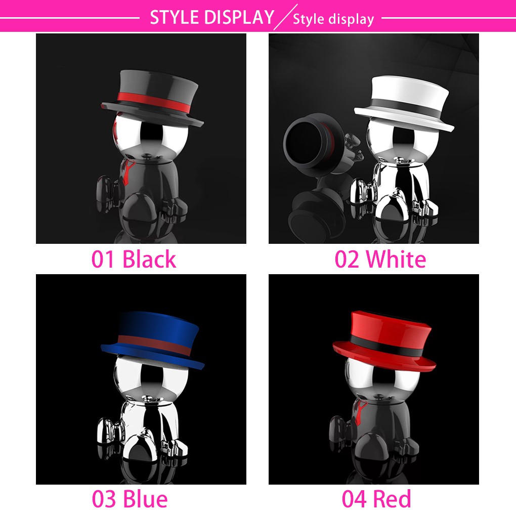 Giá Đỡ Điện Thoại Bằng Kim Loại Hít Nam Châm Xoay 360 Độ Hình Búp Bê° Giá Đỡ Điện Thoại Có Thể Xoay Tiện Dụng Cho Xe Ô Tô