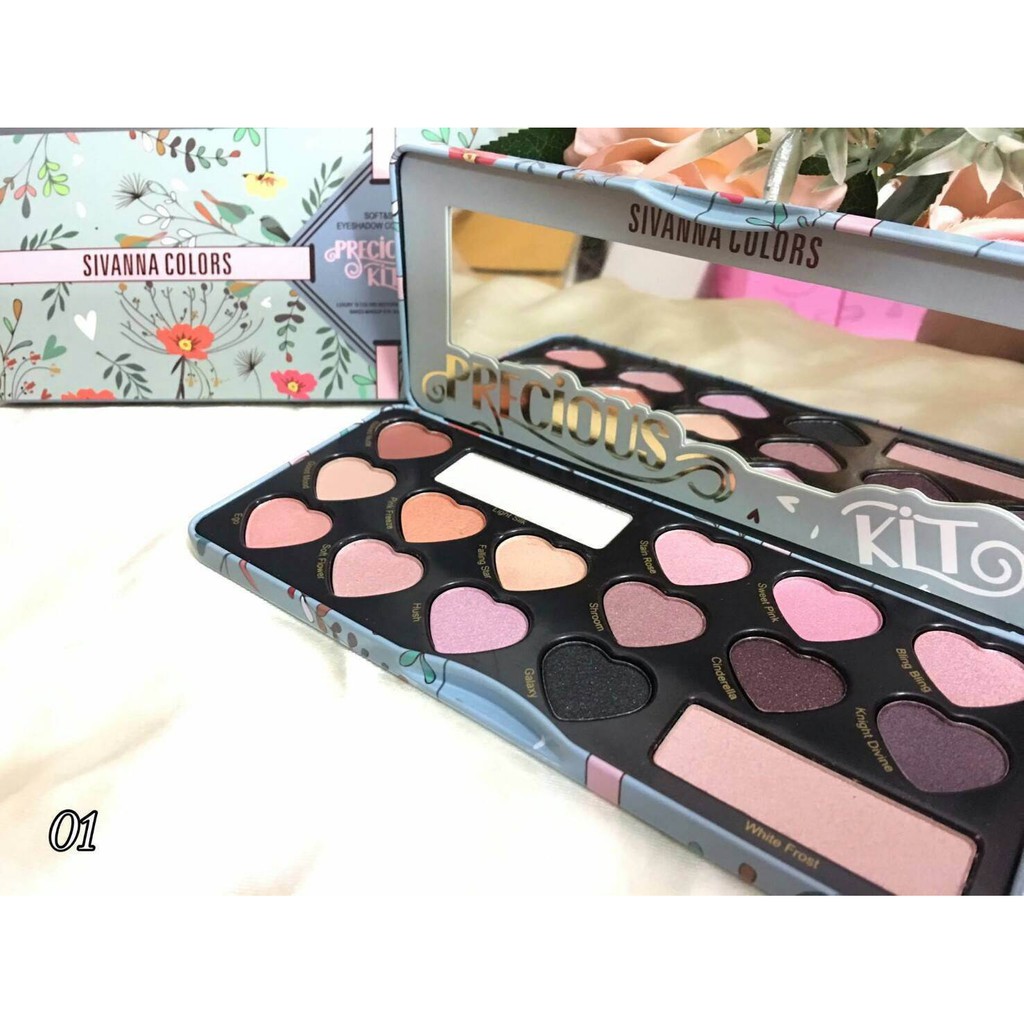 SET MÀU MẮT SIVANNA COLORS PRECIOUS KIT SOFT &amp; SEXY EYESHADOW COLLECTION HF993 CHÍNH HÃNG - 5601