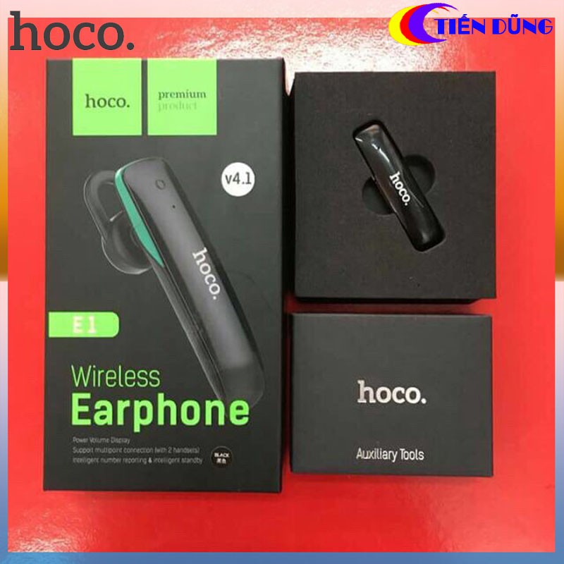 Tai nghe bluetooth Hoco E1 V4.1 âm thanh tốt có micro đàm thoại