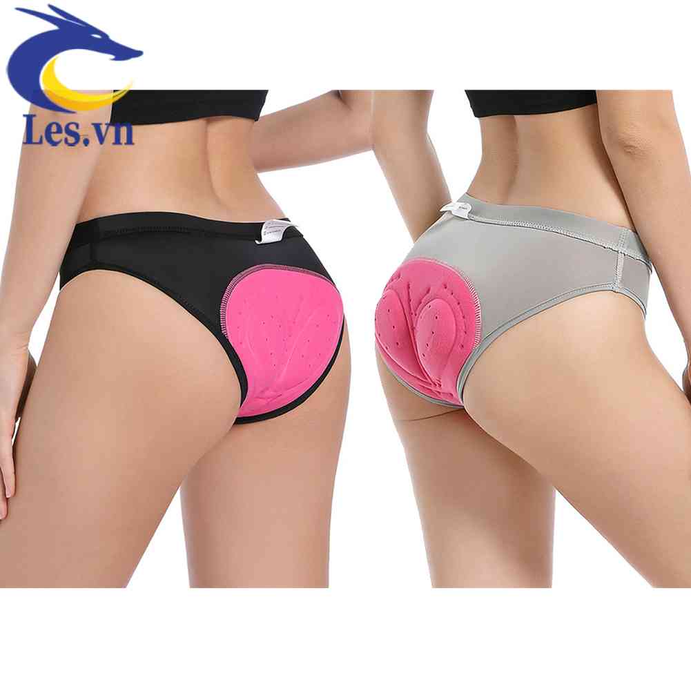 Quần Lót Có Mút Đệm Gel 3D Dành Cho Nữ Chạy Xe Đạp Thể Thao
