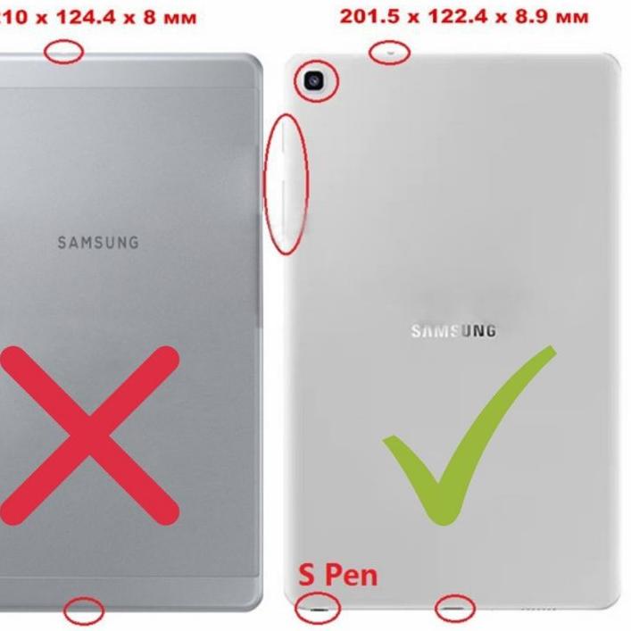 ❆ Bao Da Mềm Nắp Gập Thông Minh Cho Samsung Tab A8 A 8 2019 With S Pen P200 P205