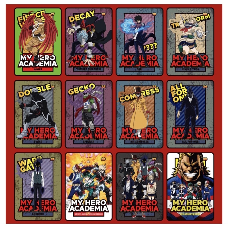 Pack My hero academia metal - Học viện siêu anh hùng