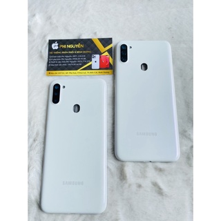 ￼Bộ vỏ Samsung A11 (bộ gồm lưng,sườn,nút bấm,kính camera)