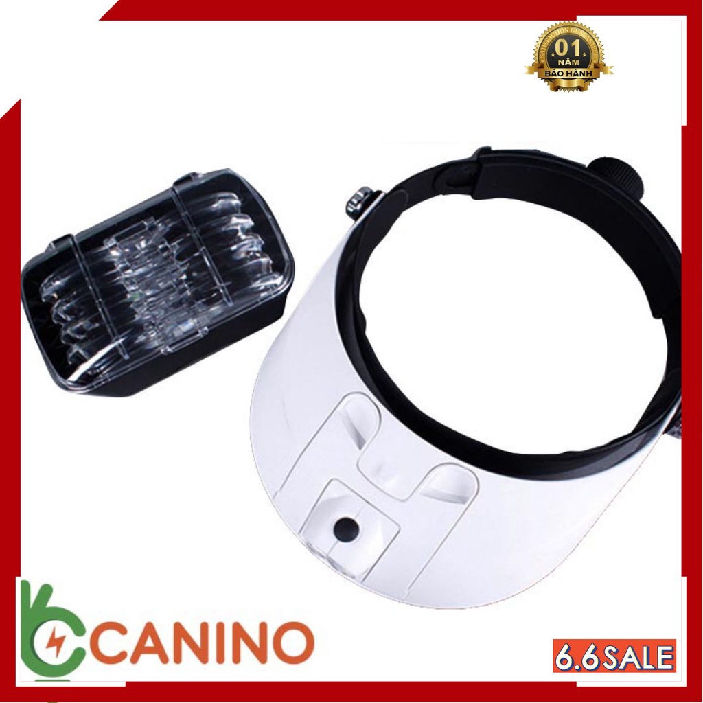 [ GÍA HỦY DIỆT ] Kính lúp đeo đầu có đèn V4