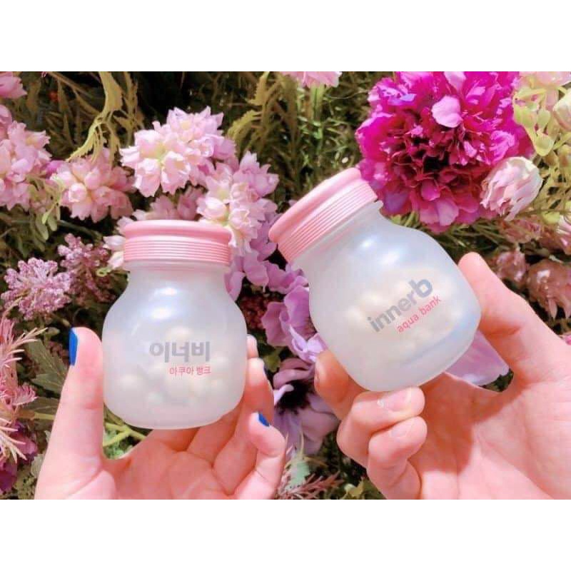 Cấp nước InnerB Aqua Bank nắp hồng