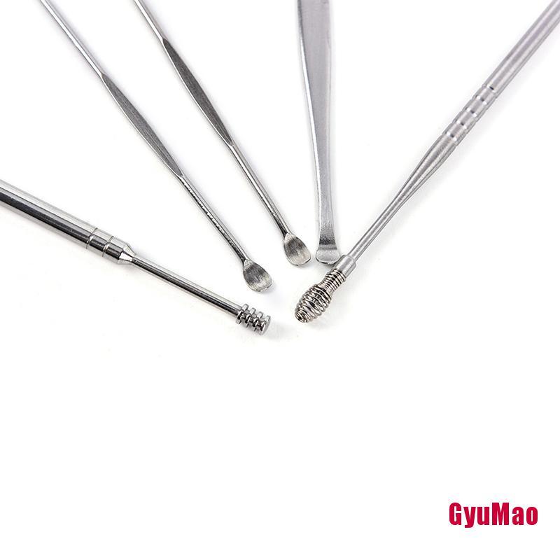 Bộ 5 Dụng Cụ Lấy Ráy Tai Bằng Thép Không Gỉ Tiện Dụng