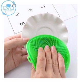 Combo 3 Miếng Rửa Chén Silicon Đa Năng
