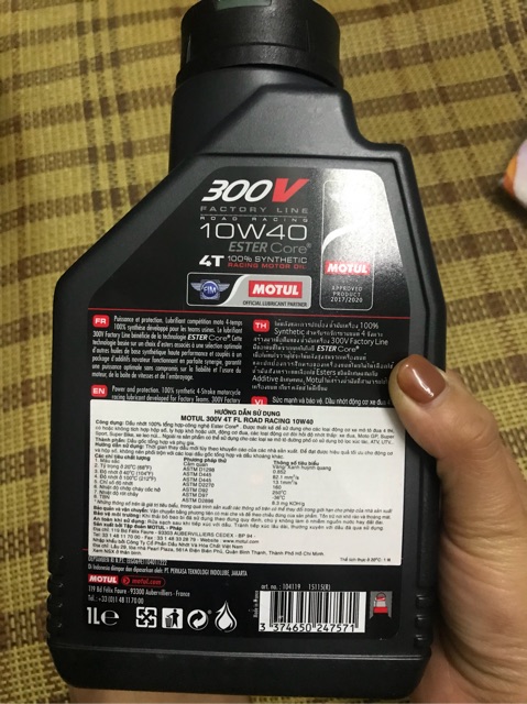 Dầu MOTUL 300V 10W40 1L