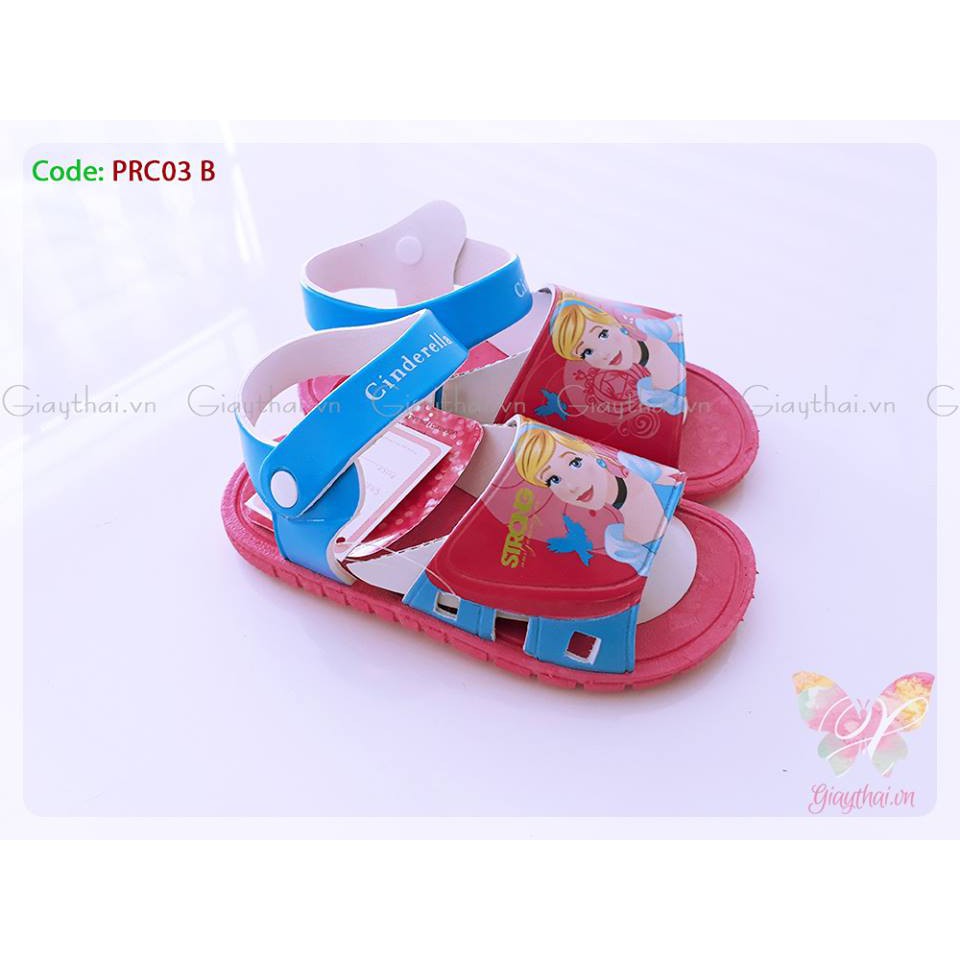 PRC-03 - GIÀY SANDAL QUAI NGANG HÌNH CÔNG CHÚA ĐÁNG YÊU