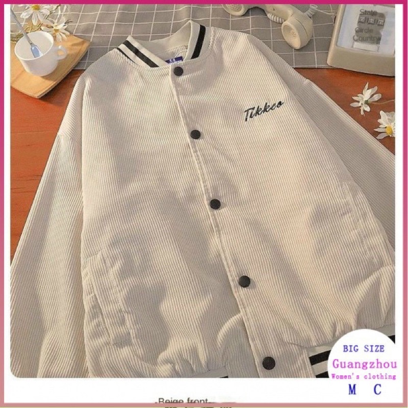 Áo Khoác Bomber Logo Thêu TikTok KSS312  FREESHIP ĐƠN TỪ 99K