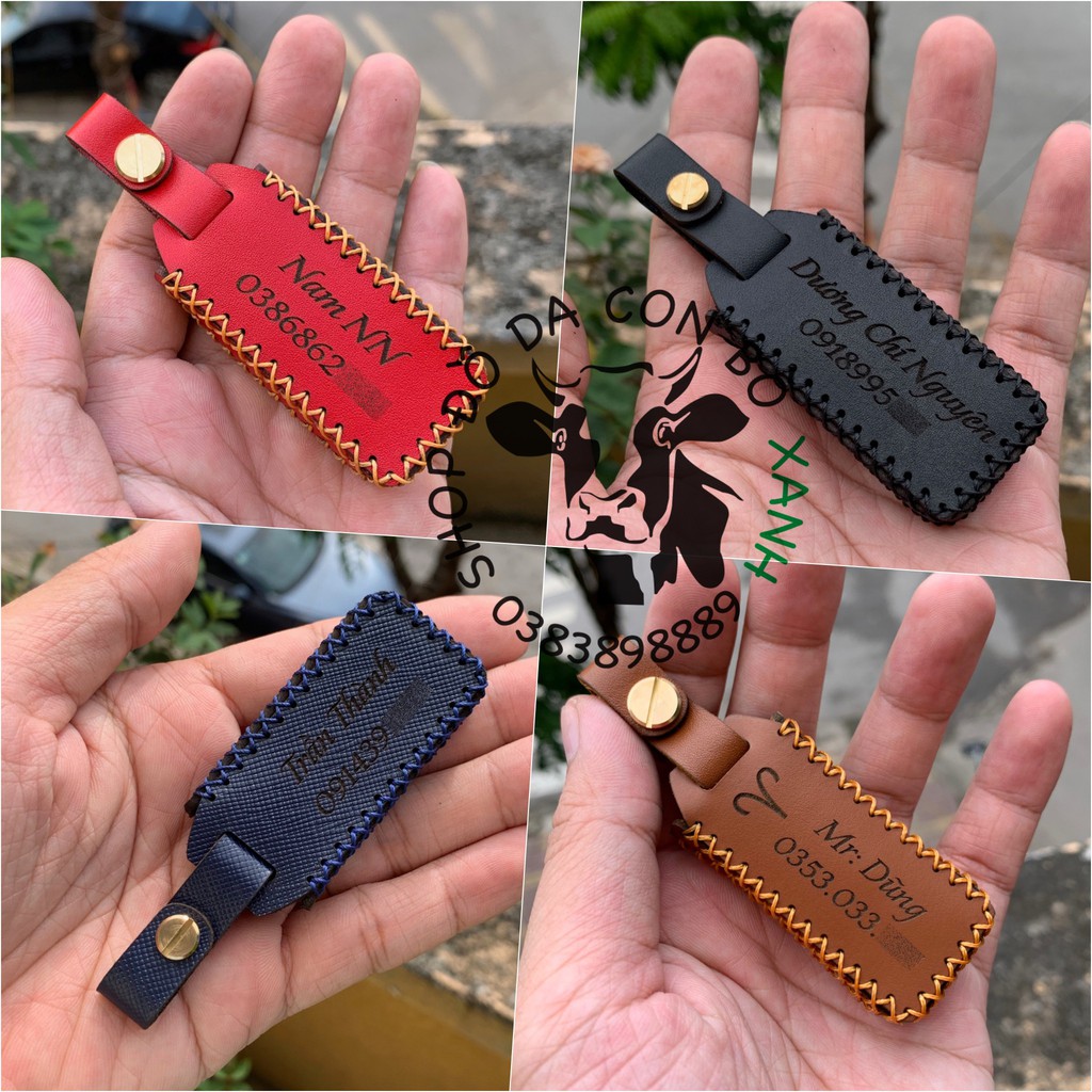 Bao Da Chìa Khóa Remote Pitech chống trộm, keyfob Pi V1 và V2  handmade da thật