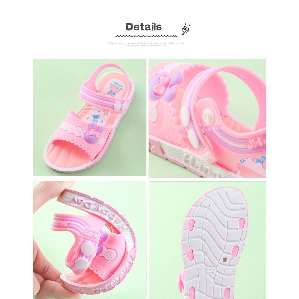 Xăng đan Đi Biển Mùa Hè Cỡ Nhỏ Và Vừa Thời Trang Cho Bé Gái