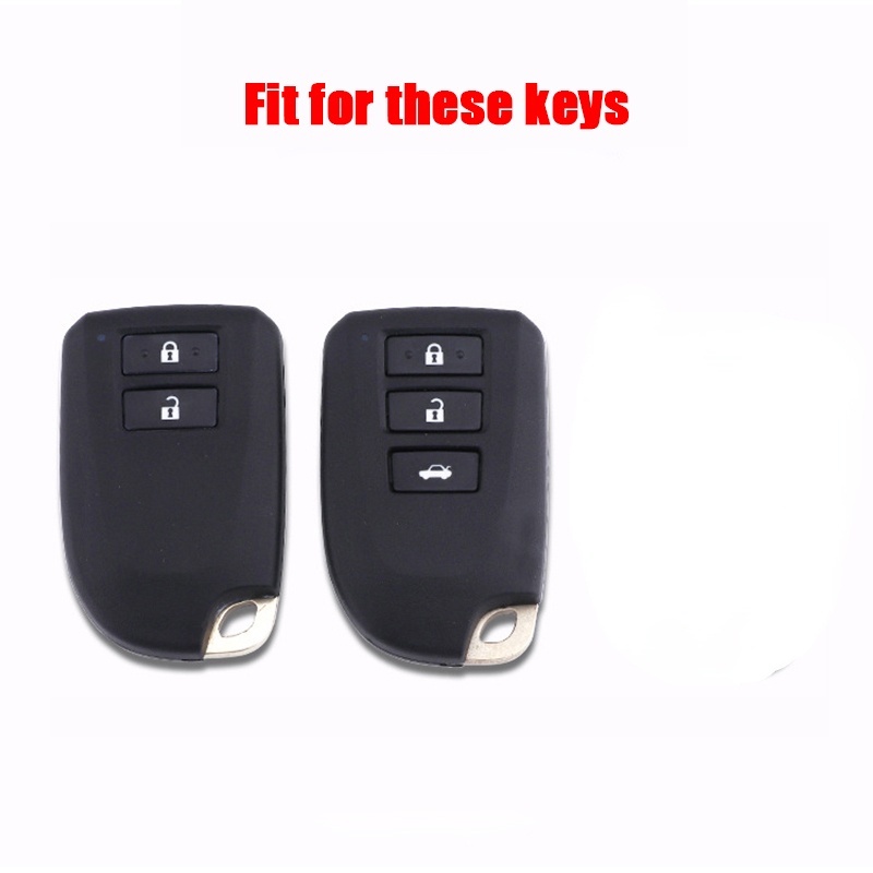 Ốp Bảo Vệ Chìa Khóa Xe Hơi Toyota Vios Yaris Bằng TPU Màu Vàng