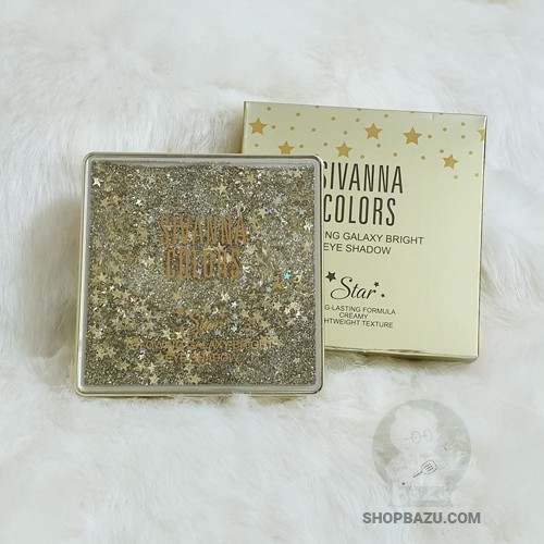 Bảng Màu Mắt Sivanna Colors Glowing Galaxy Bright Eye Shadow (12 ô màu)