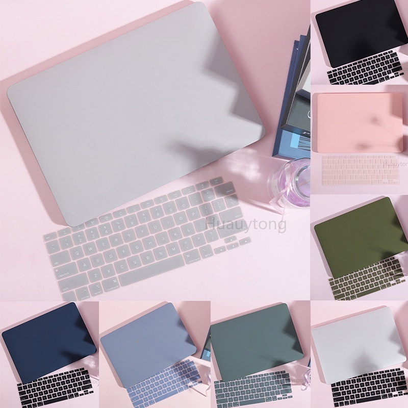 Vỏ BọC Silicone + logo 4 Trong 1 Cho macbook pro 14 inch A2442 Air M1 M2 13 inch A2337 A2338 A2289