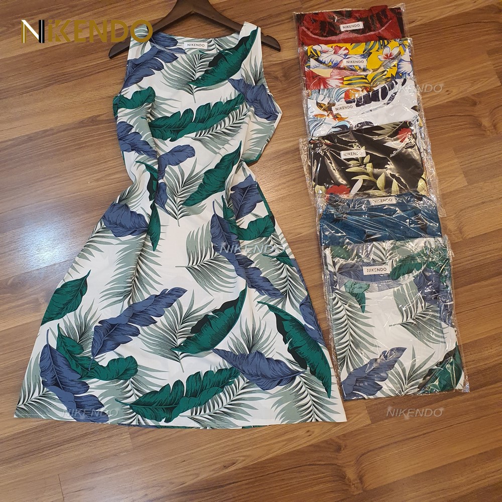 Đầm Suông Dài Vải Lanh Lụa( Tole) , Váy Chữ A Dài Sát Nách  Nhiều Họa Tiết Nikendo ( Video tự quay) VL2 | BigBuy360 - bigbuy360.vn