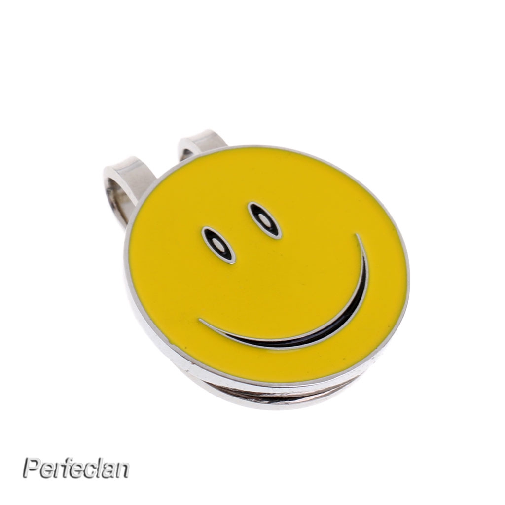 Kẹp Nam Châm Đánh Dấu Bóng Golf Hình Mặt Cười Đáng Yêu