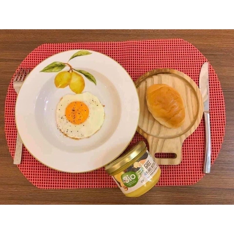 Bơ ghee hữu cơ Ener Bio và DM Bio Đức 180g