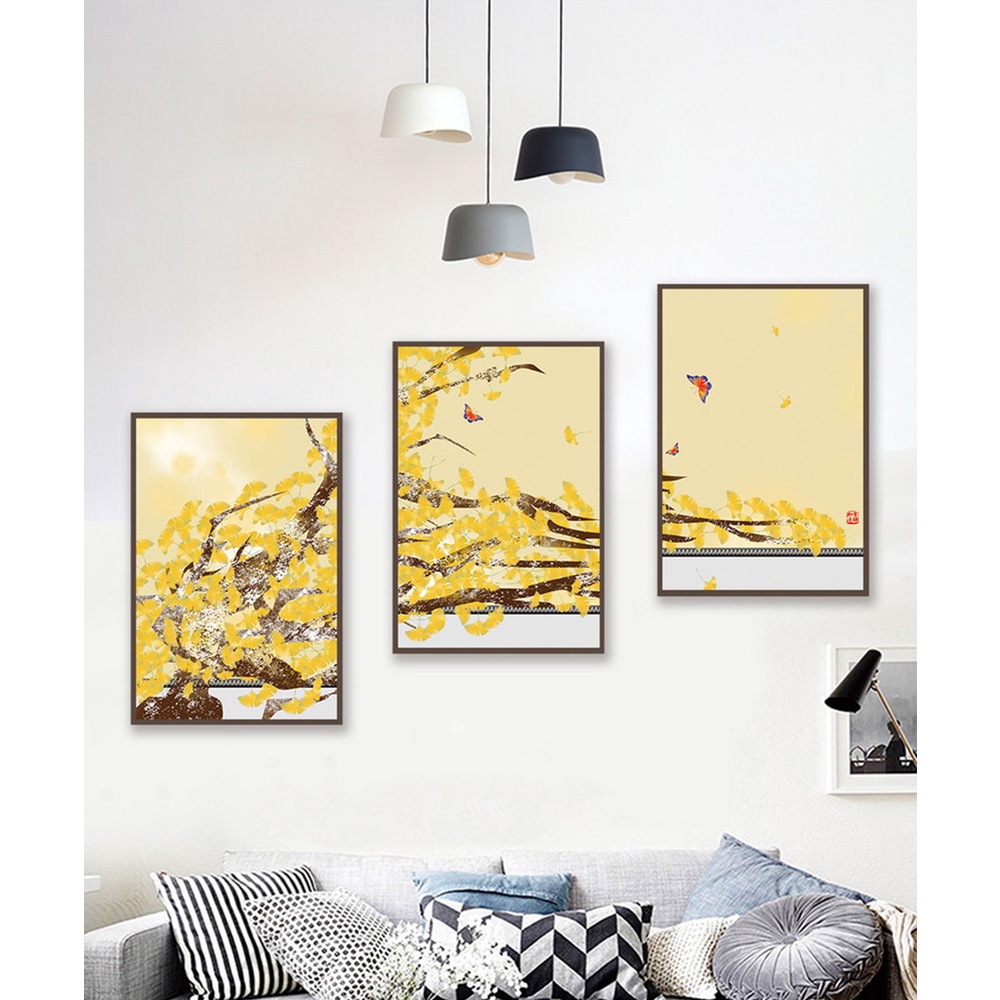 In hình ép gỗ Laminate TRANH TRUNG QUỐC - Mẫu 14 (3 HCN 3x20x30, 3x30x40, 3x40x60). In ảnh theo yêu cầu