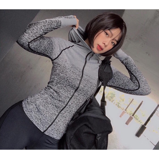 ÁO KHOÁC TẬP GYM NỮ TAY CHỮ MỚI | BigBuy360 - bigbuy360.vn