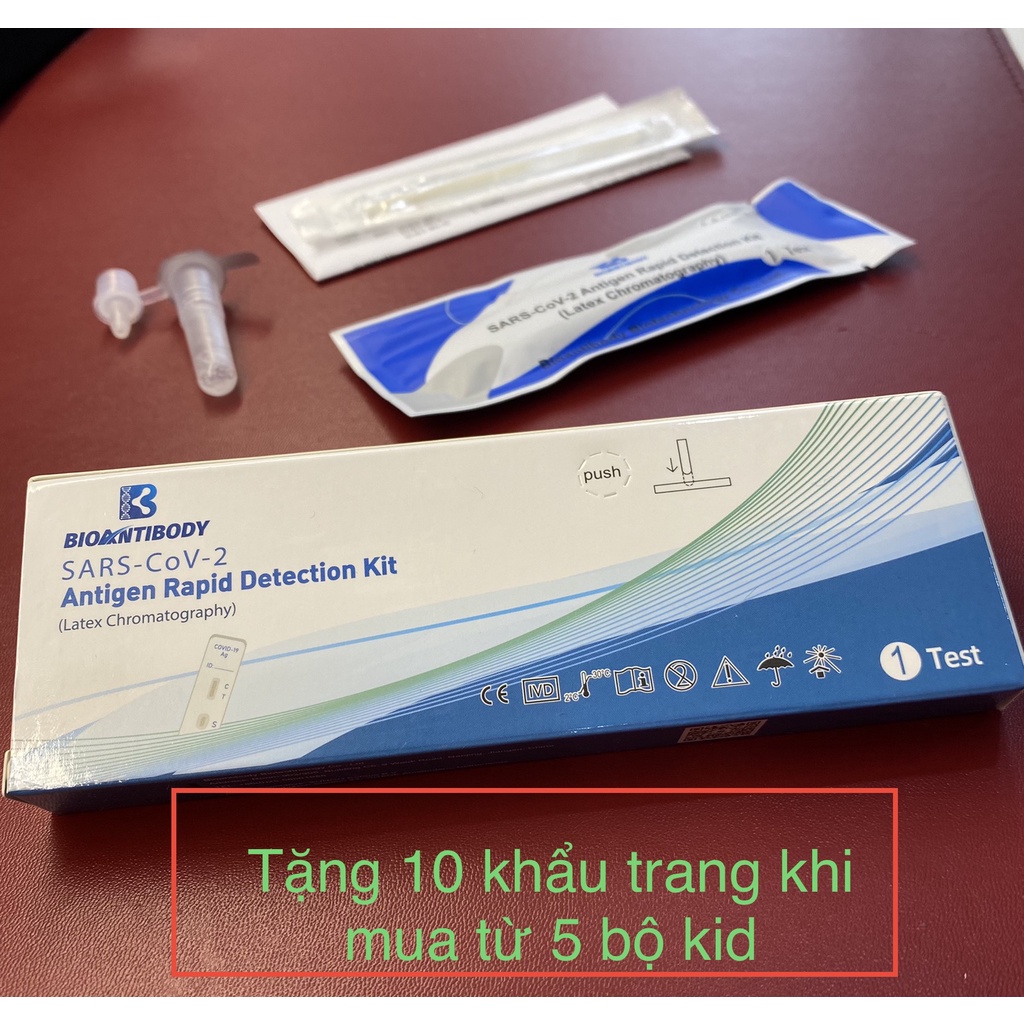 [quà tặng kèm] Bộ kit test nhanh covid19 Antigen Rapid Test Kit có độ chính xác cực cao