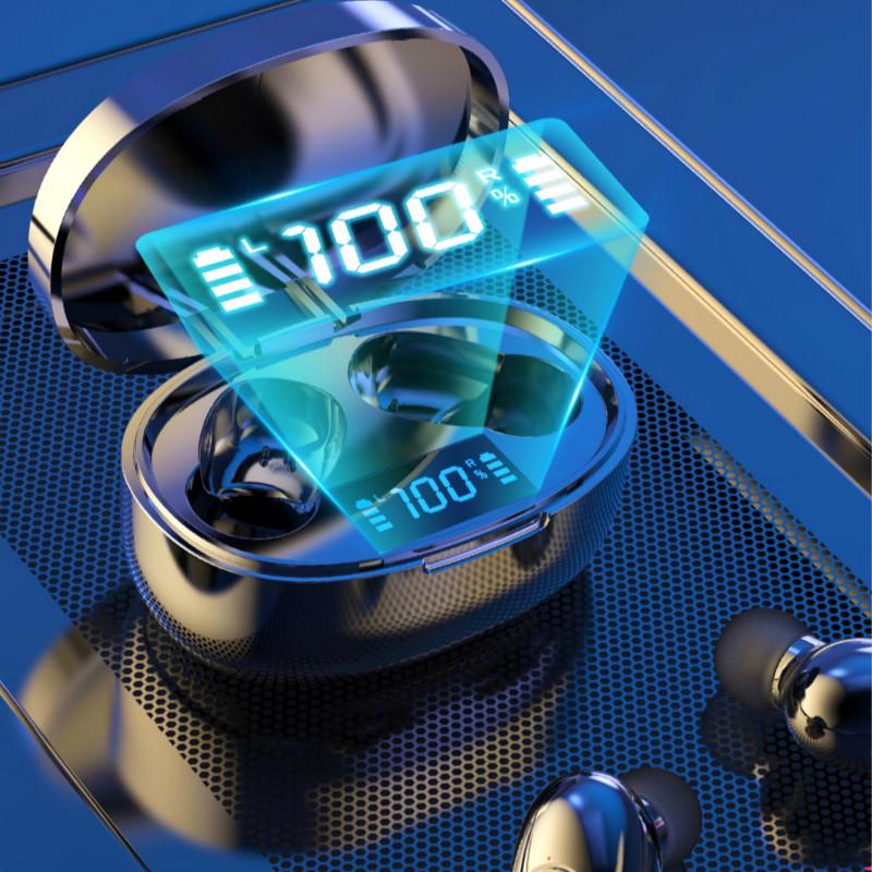 Bộ Tai Nghe Nhét Tai Không Dây C1 Bluetooth 5.0 Chất Lượng Cao Kèm Phụ Kiện