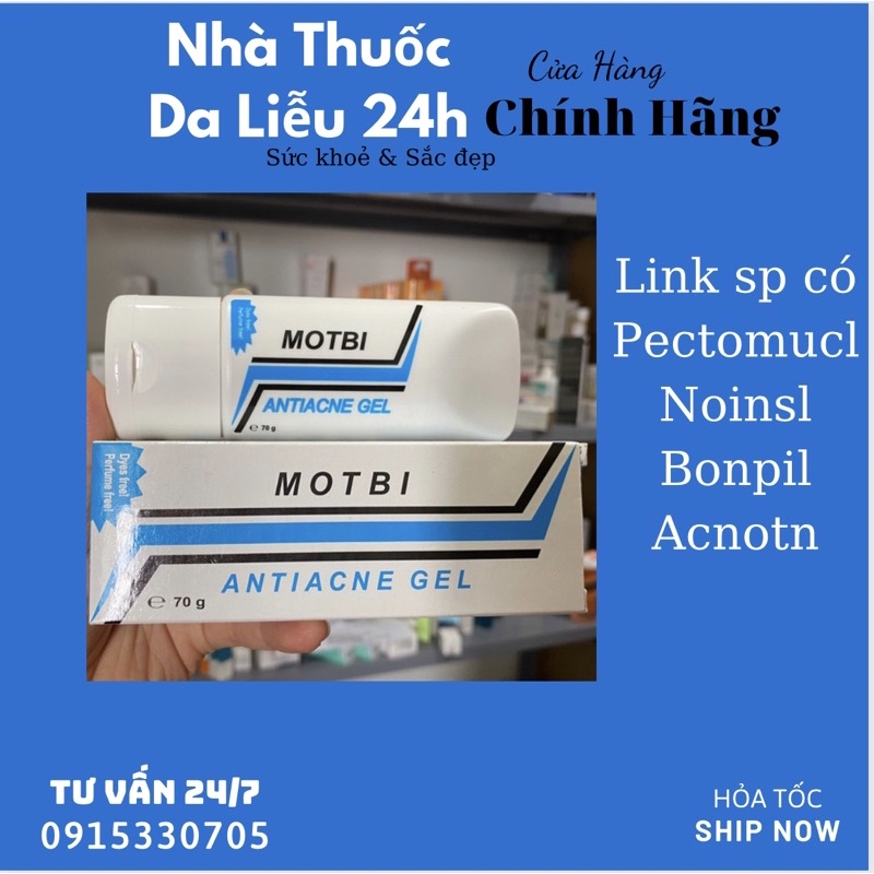 Motbi cream bôi mụn trứng cá 70g - Nhà Thuốc Da Liễu 24h