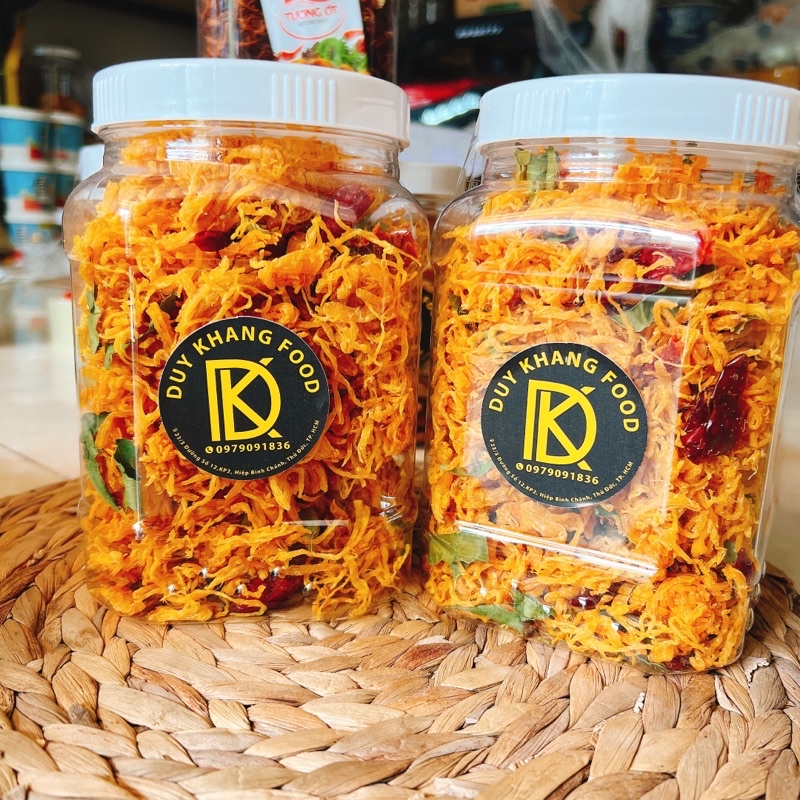 Khô Gà Lá Chanh Loại 1 Siêu Ngon 1KG 2 Hộp 500GR