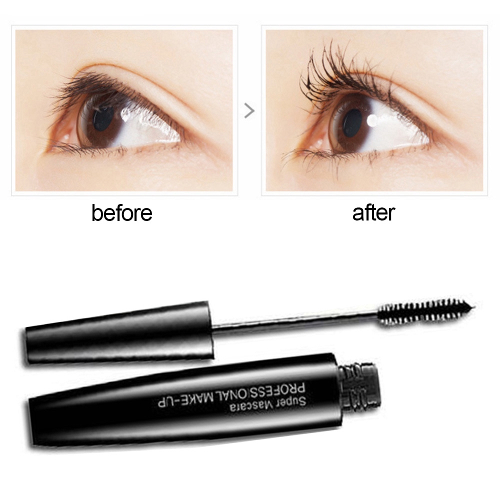 [Hàng mới về] Mascara màu đen chống thấm nước với đầu cọ silicon chuốt mi cong vút và dài hơn | BigBuy360 - bigbuy360.vn