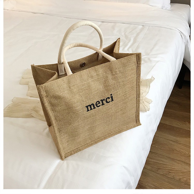 Túi Cói Merci Phong Cách Vintage