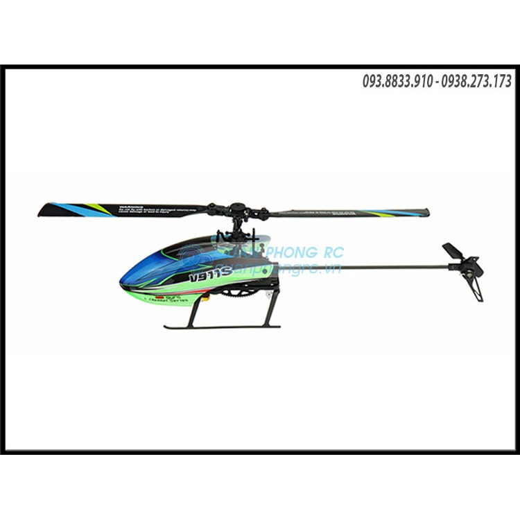 Máy bay trực thăng WLtoys V911S 2.4G 4CH 6-Aixs Gyro Flybarless