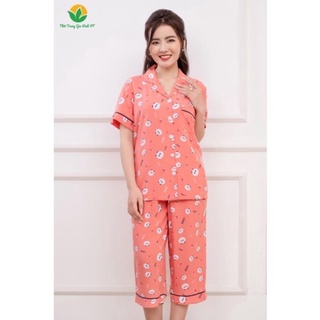 Bộ lanh pizama lửng Việt Thắng