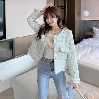 ÁO DẠ TWEED TIỂU THƯ SANG CHẢNH