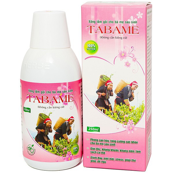 Tabame/Justlaydy nước xông tắm cho phụ nữ sau sinh