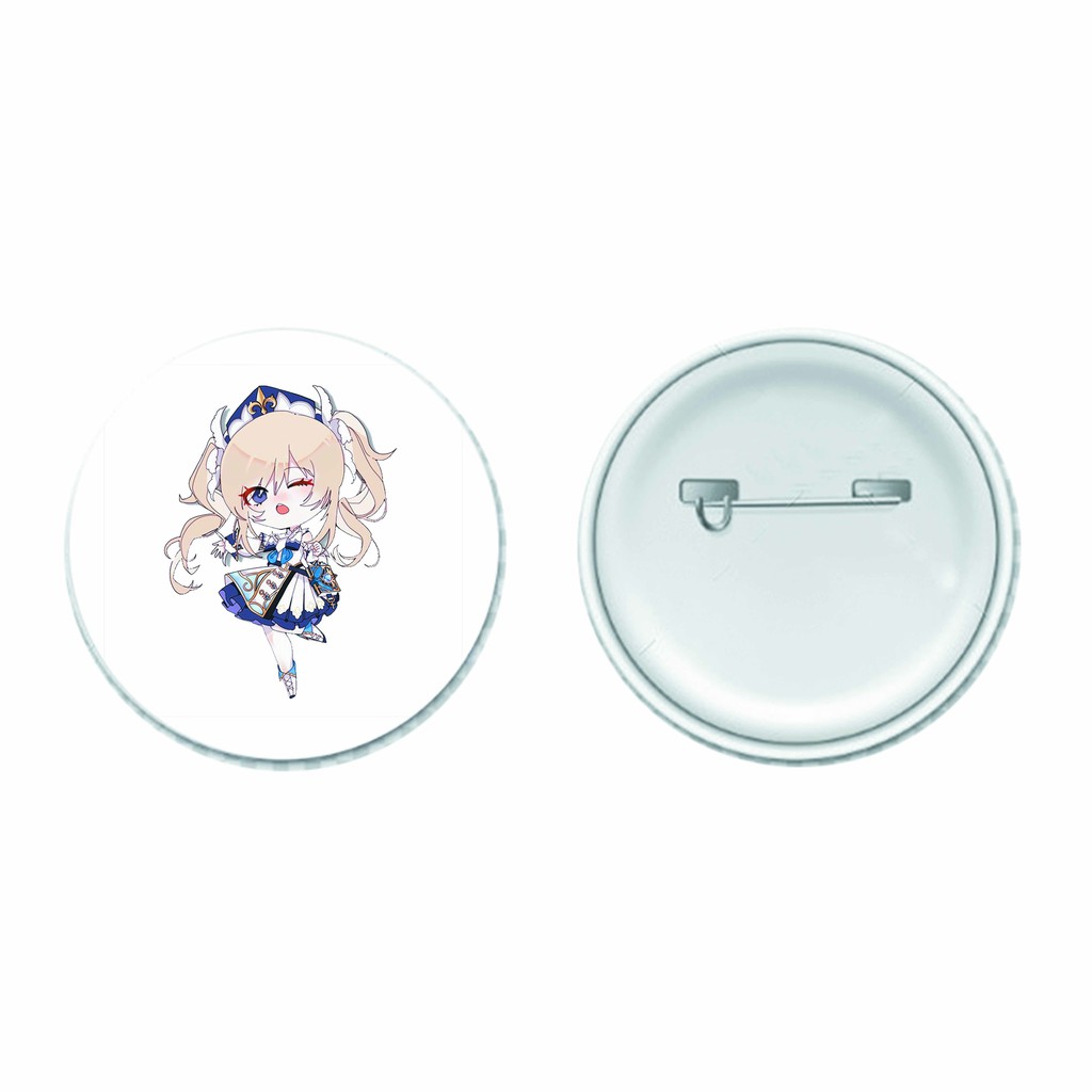 Huy hiệu cài áo in hình Haikyuu!! Vua bóng chuyền anime chibi dễ thương tiện lợi