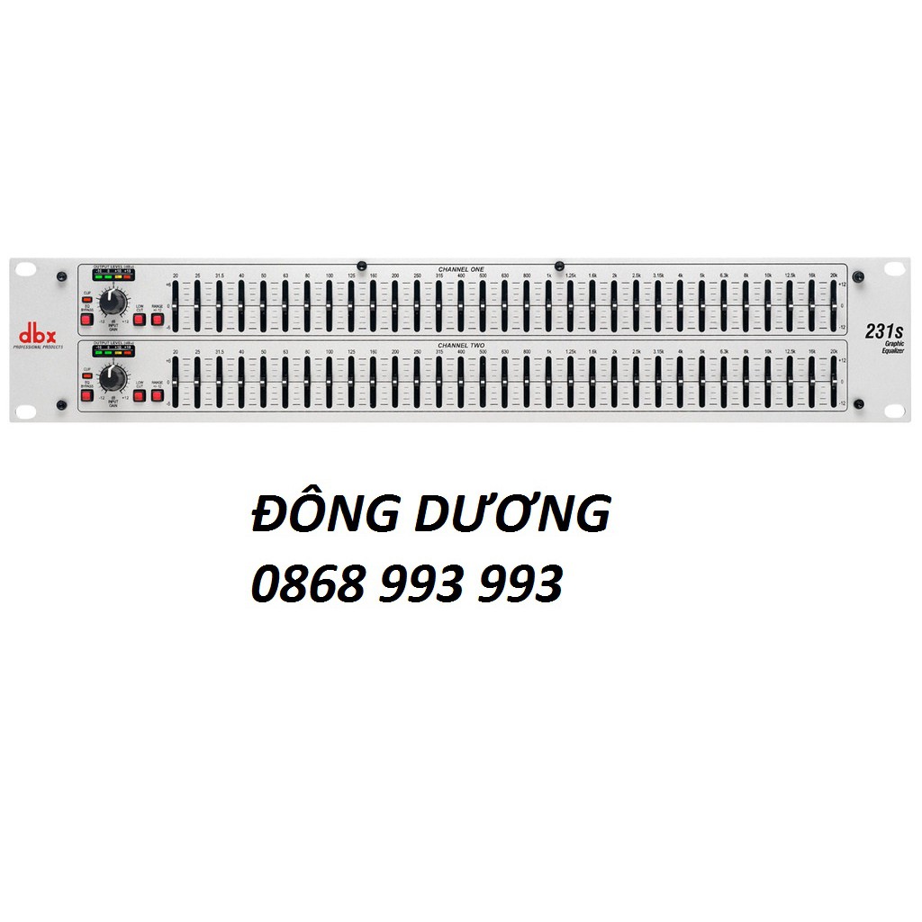 BỘ LỌC ÂM THANH DBX 231S - EQUALIZER