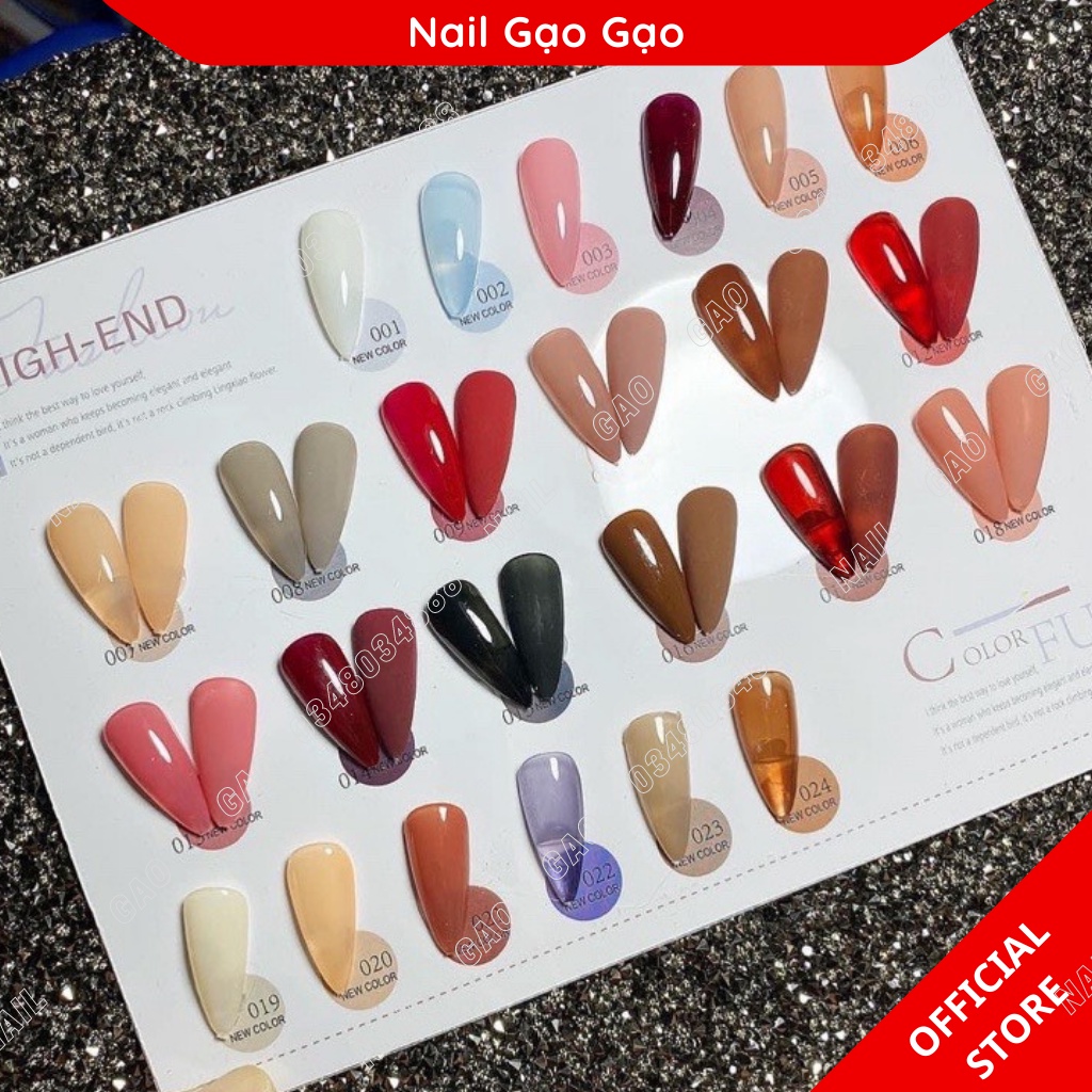 Sét thạch verrygood nail 24 màu