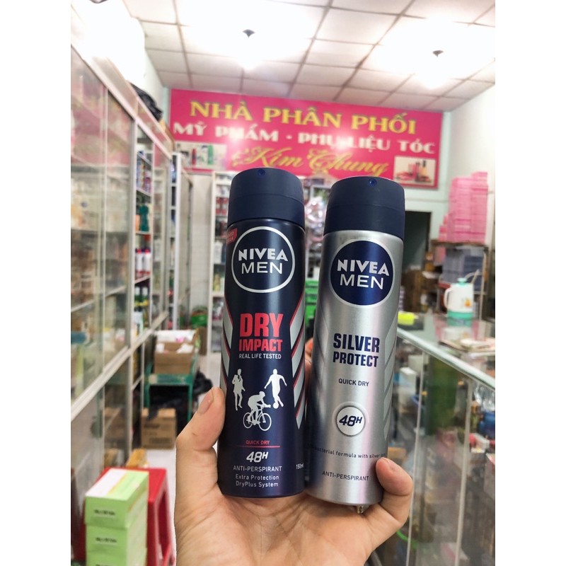 Xịt ngăn mùi toàn thân Nivea Men 150ml