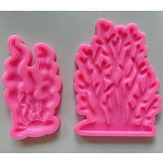 Khuôn silicon San Hô 11.5x8cm (1 cặp) đổ tạo hình cho bánh rau câu 3D, 4D