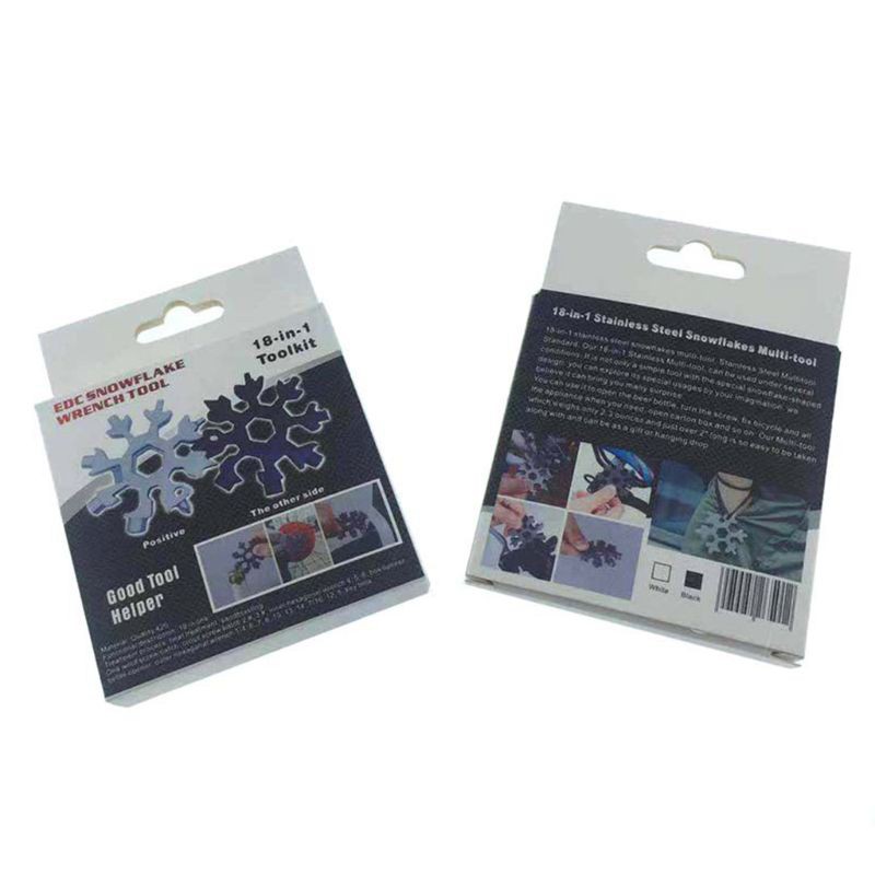 Cờ Lê Đa Năng 18 Trong 1 Hình Bông Tuyết Bằng Thép Không Gỉ