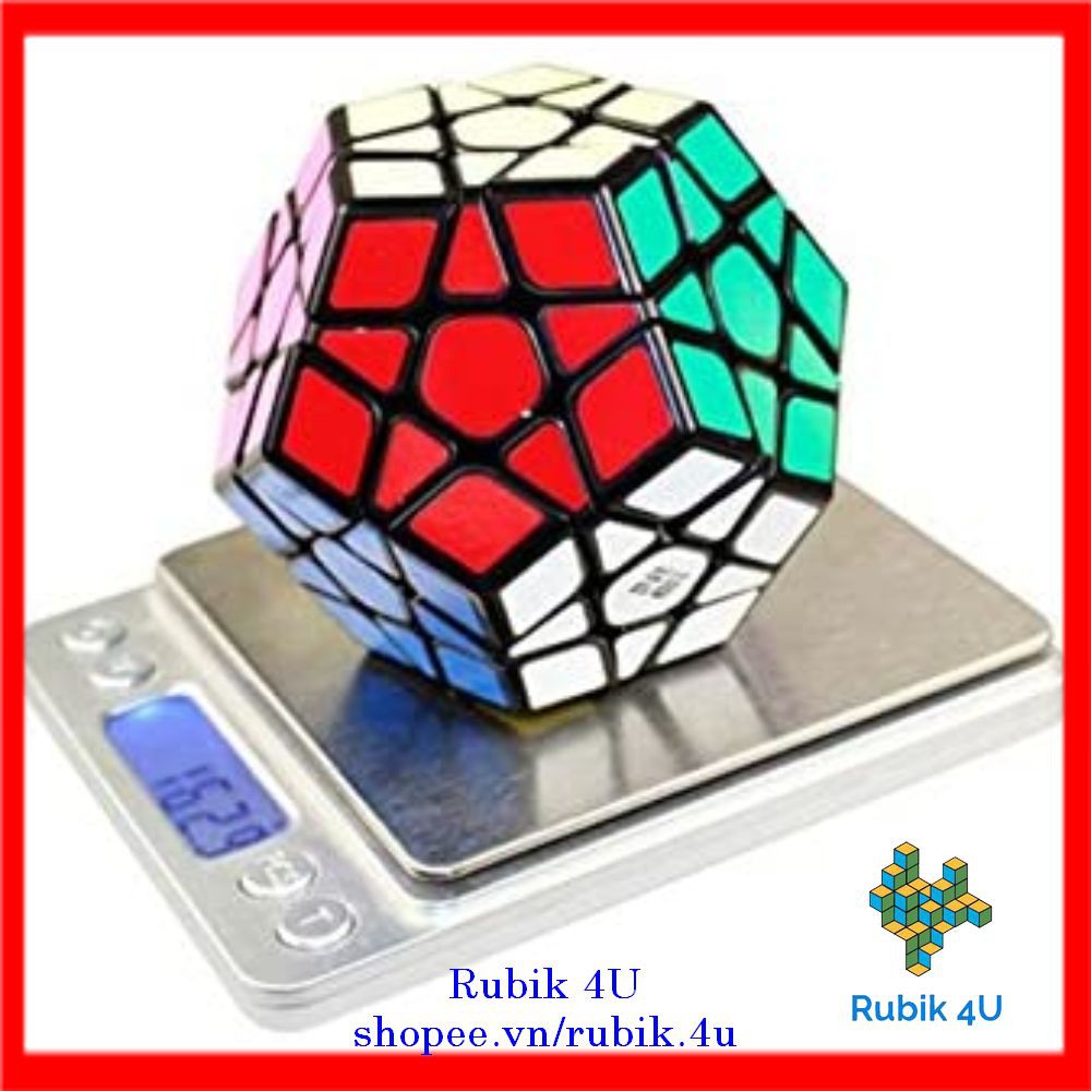 Rubik Biến Thể 12 Mặt Megaminx QiYi QiHeng Sticker Viền Đen