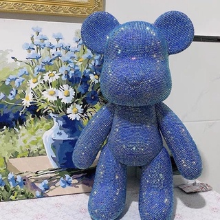 Gấu đính đá size 33cm - Bearbrick handmade cao cấp - cho mọi lứa tuổi