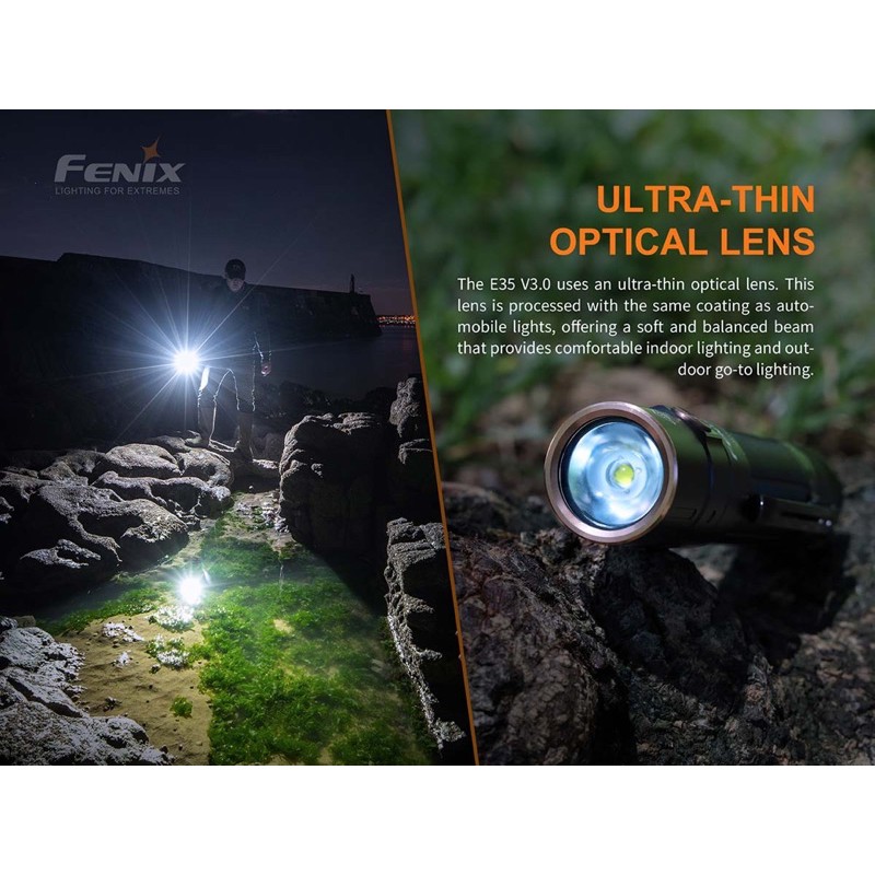 ĐÈN PIN FENIX - E35 V3.0 - 3000 LUMENS