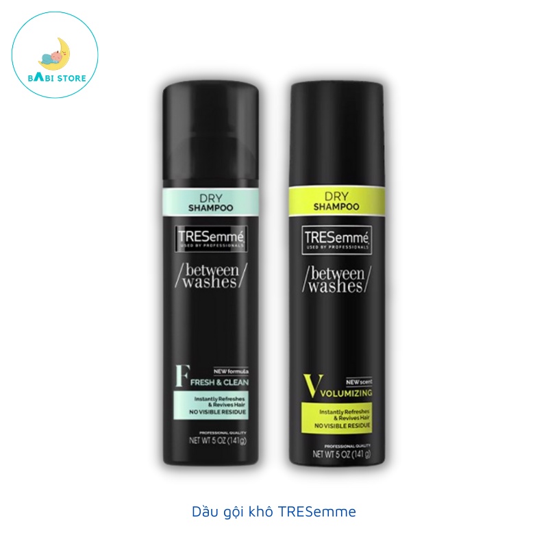 Dầu gội khô TRESemme Chiết Xuất Từ nguyên liệu thiên nhiên giúp làm sạch nhanh và hiệu quả nhanh chóng 141g